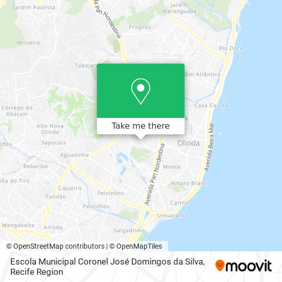 Escola Municipal Coronel José Domingos da Silva map