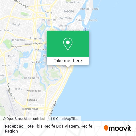 Mapa Recepção Hotel Ibis Recife Boa Viagem