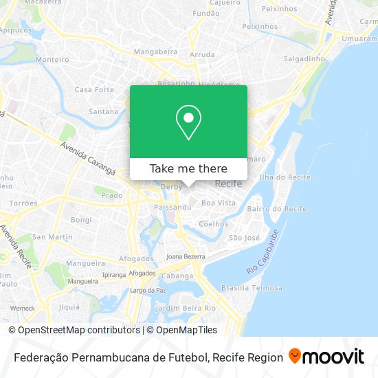 Federação Pernambucana de Futebol map