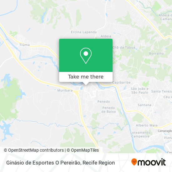 Ginásio de Esportes O Pereirão map