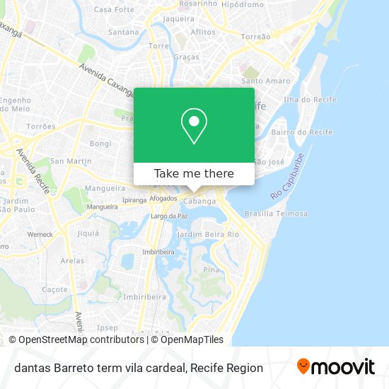 dantas Barreto term vila cardeal map