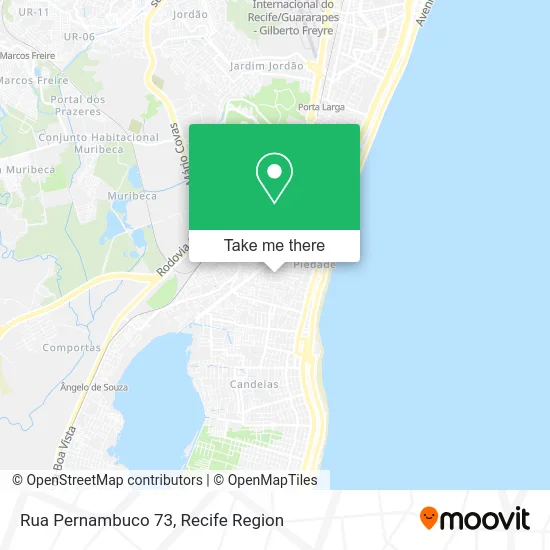 Rua Pernambuco 73 map