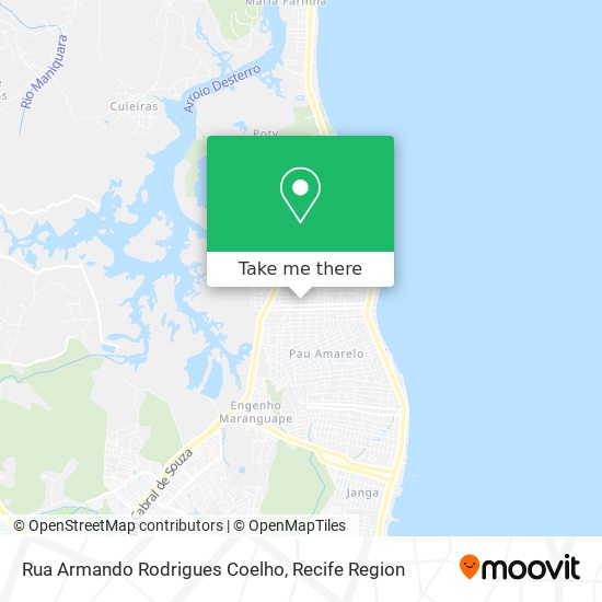 Rua Armando Rodrigues Coelho map