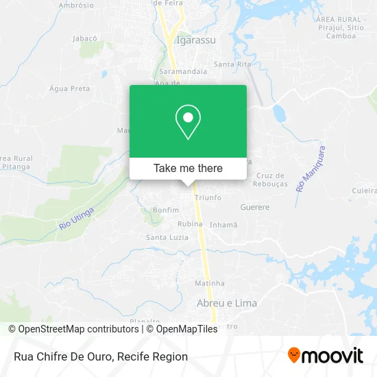 Rua Chifre De Ouro map