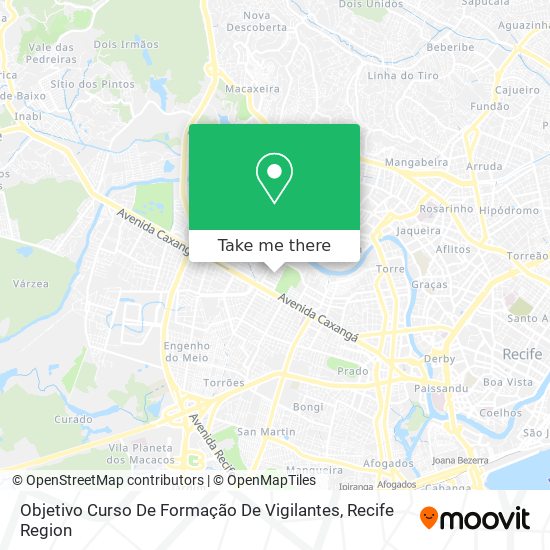 Mapa Objetivo Curso De Formação De Vigilantes