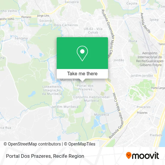 Portal Dos Prazeres map