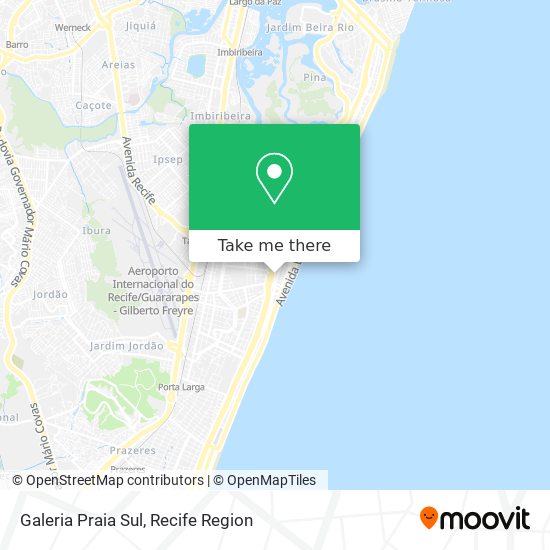 Mapa Galeria Praia Sul