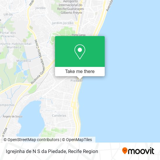Igrejinha de N S da Piedade map
