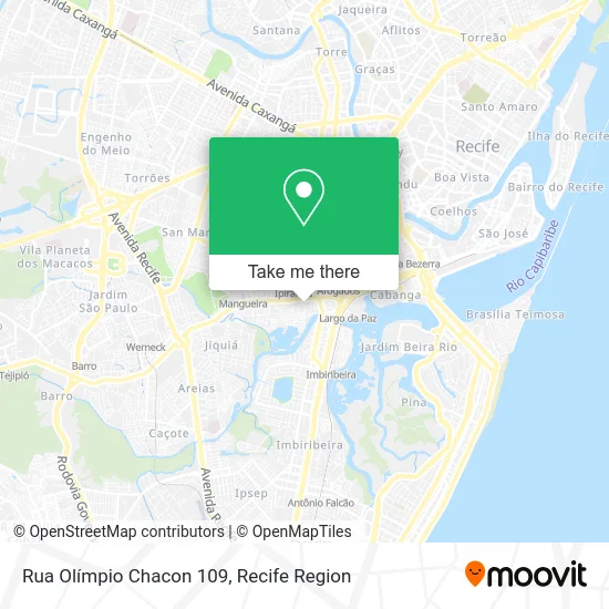 Rua Olímpio Chacon 109 map