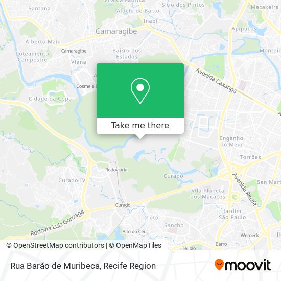 Rua Barão de Muribeca map