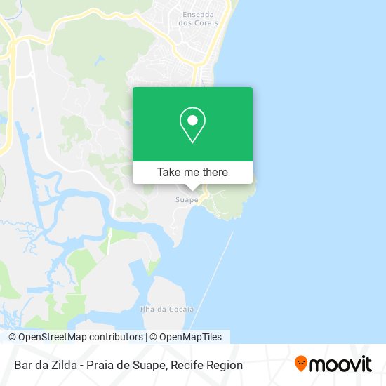 Bar da Zilda - Praia de Suape map