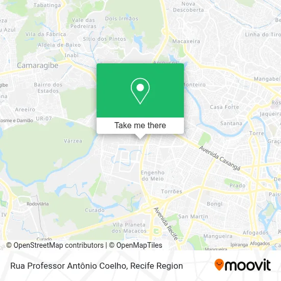 Rua Professor Antônio Coelho map