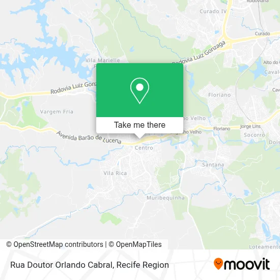 Rua Doutor Orlando Cabral map