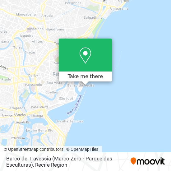 Barco de Travessia (Marco Zero - Parque das Esculturas) map