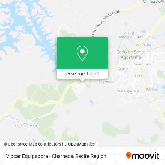 Vipcar Equipadora - Charneca map