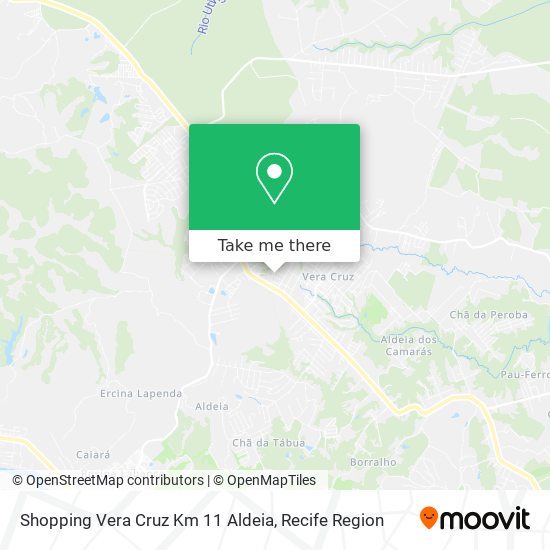 Shopping Vera Cruz Km 11 Aldeia map