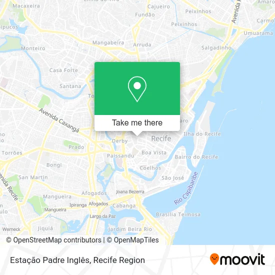 Estação Padre Inglês map