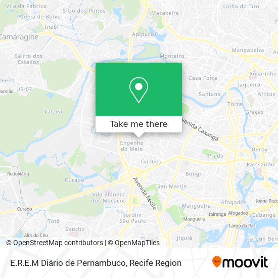 E.R.E.M Diário de Pernambuco map