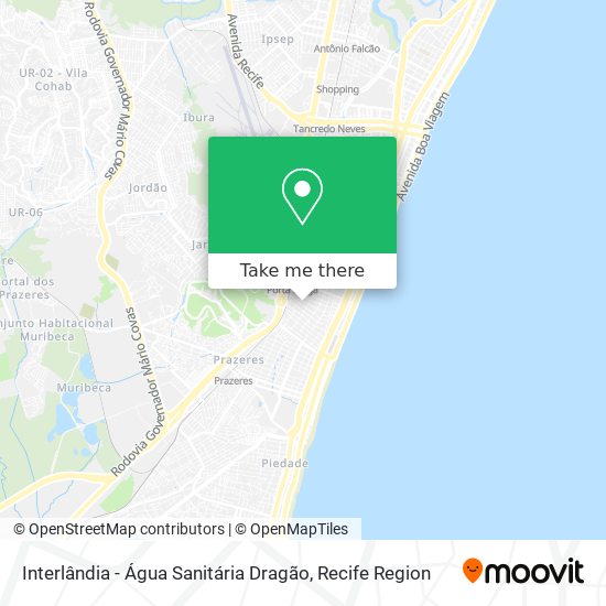 Interlândia - Água Sanitária Dragão map