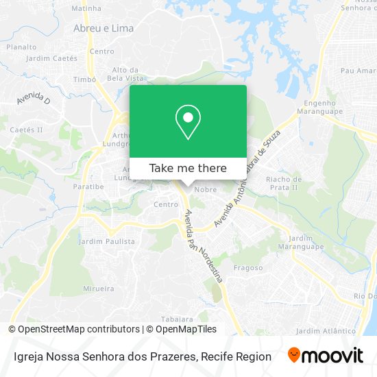 Igreja Nossa Senhora dos Prazeres map
