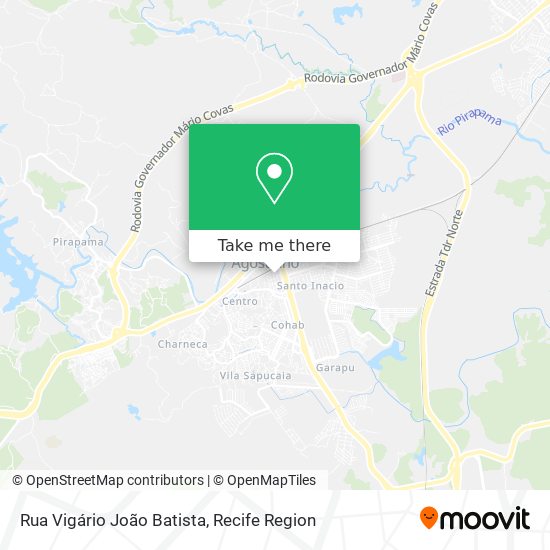 Rua Vigário João Batista map