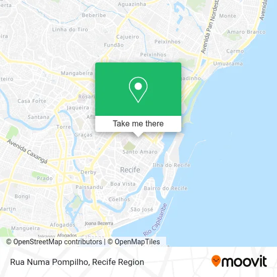 Rua Numa Pompilho map