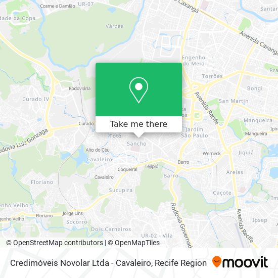 Credimóveis Novolar Ltda - Cavaleiro map