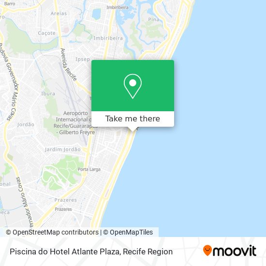 Piscina do Hotel Atlante Plaza map