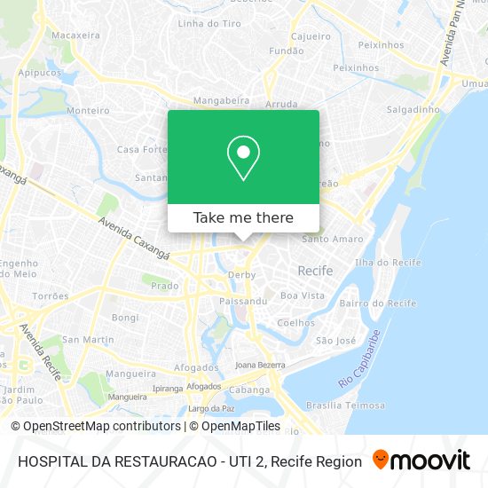 HOSPITAL DA RESTAURACAO - UTI 2 map