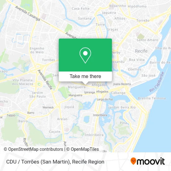 CDU / Torrões (San Martin) map
