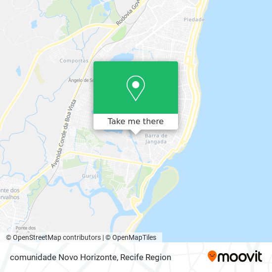 comunidade Novo Horizonte map