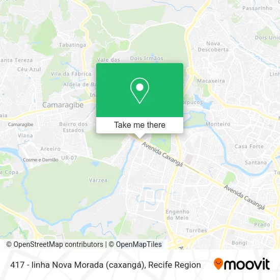 417 - linha Nova Morada (caxangá) map