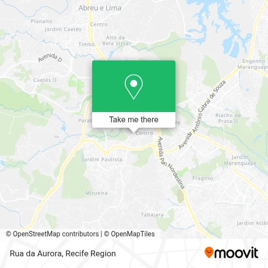 Rua da Aurora map