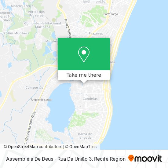 Assembléia De Deus - Rua Da União 3 map