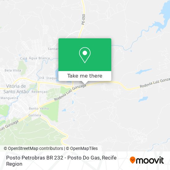 Posto Petrobras BR 232 - Posto Do Gas map