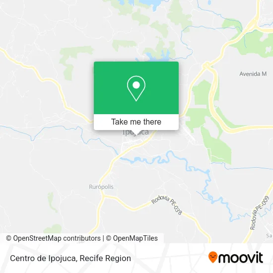 Centro de Ipojuca map