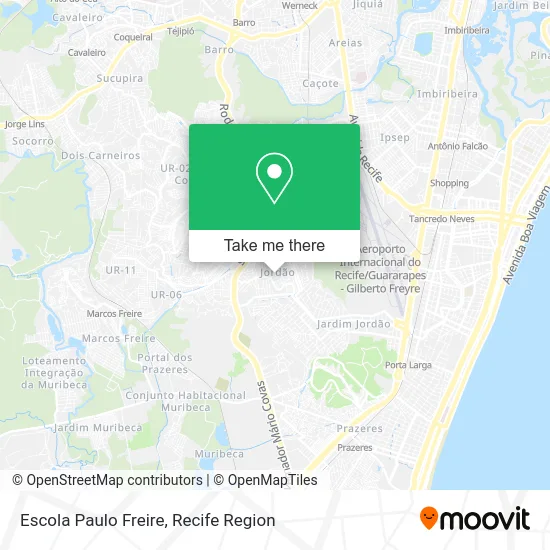 Escola Paulo Freire map