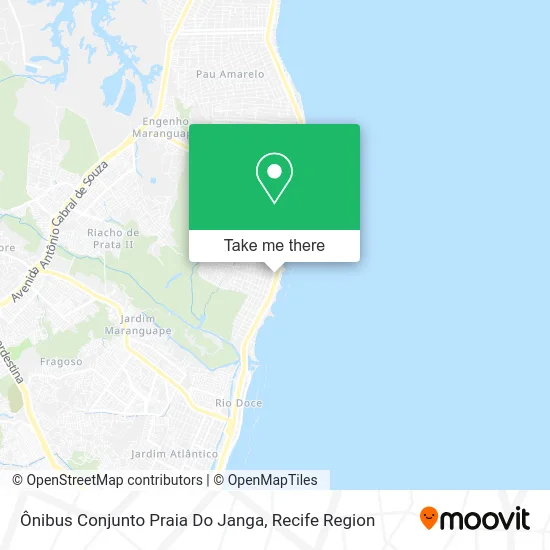 Ônibus Conjunto Praia Do Janga map