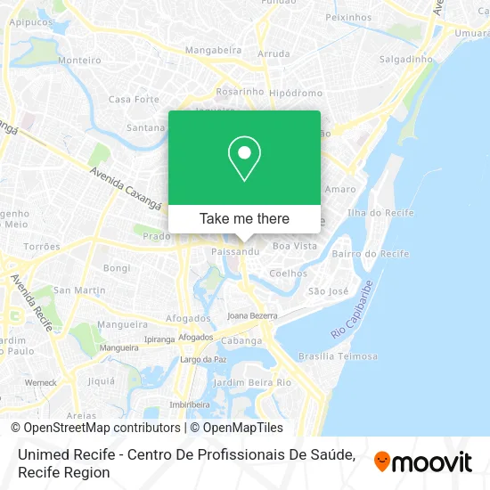 Unimed Recife - Centro De Profissionais De Saúde map