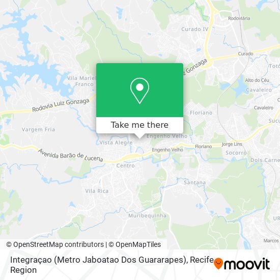 Integraçao (Metro Jaboatao Dos Guararapes) map