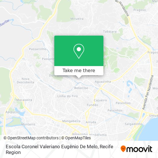 Escola Coronel Valeriano Eugênio De Melo map
