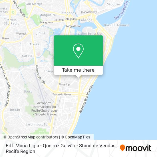 Edf. Maria Lígia - Queiroz Galvão - Stand de Vendas map