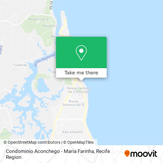 Condominio Aconchego - Maria Farinha map