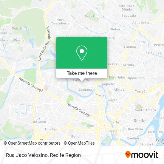 Rua Jaco Velosino map