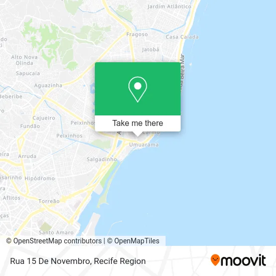 Rua 15 De Novembro map
