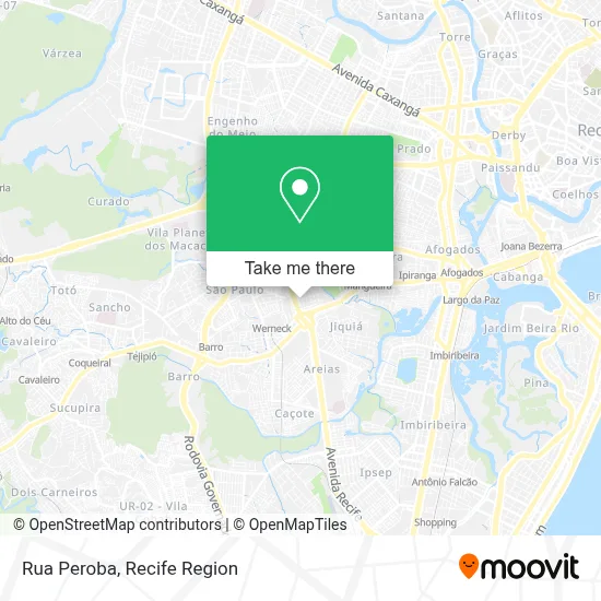 Rua Peroba map