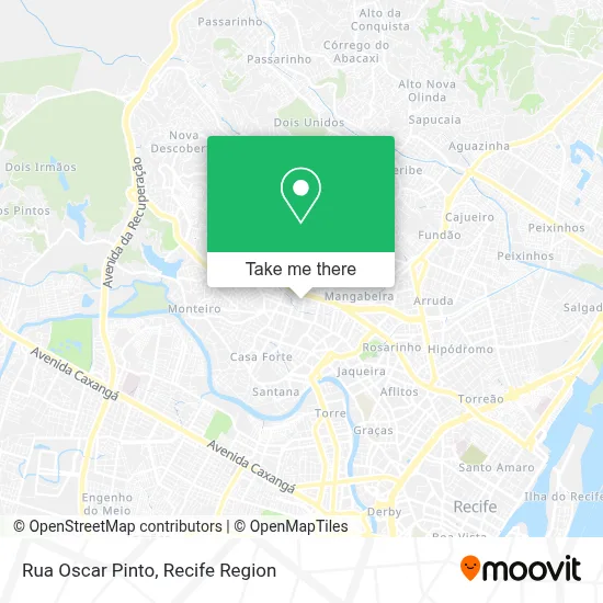 Rua Oscar Pinto map