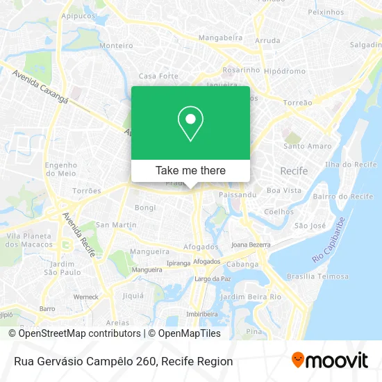 Rua Gervásio Campêlo 260 map