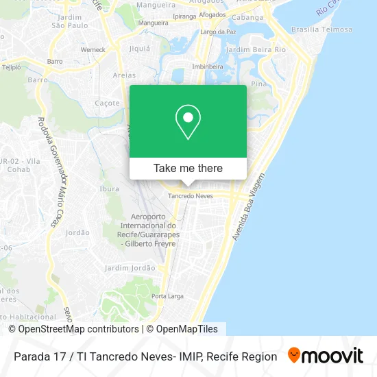 Parada 17 / TI Tancredo Neves- IMIP map