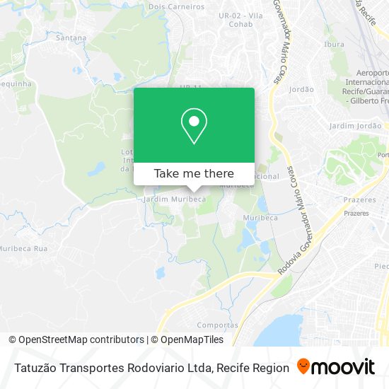 Tatuzão Transportes Rodoviario Ltda map
